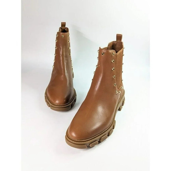 Michael Kors Women's Ridley Studded Lug-Sole Chelsea Booties Size 8.5 MSRP $225 - Picture 3 of 11